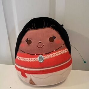 Plush Doll with Black and Red Accents